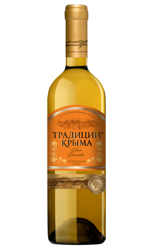 Traditions of Crimea White Semi-Sweet