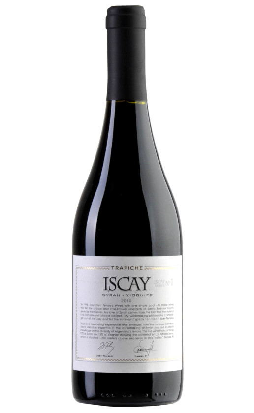Trapiche Iscay Syrah Viognier 2010