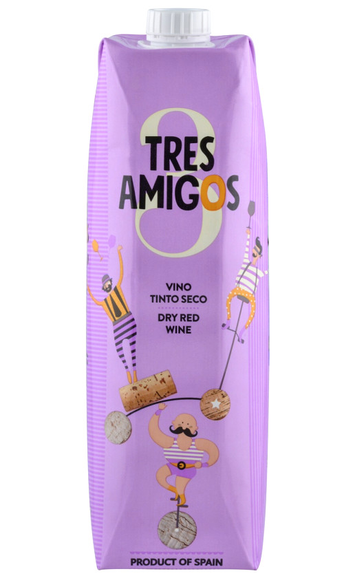 Tres Amigos Tinto Seco Tetra Prism