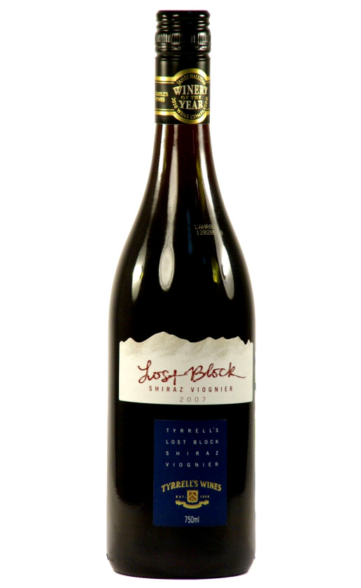 Tyrrell's Wines Lost Block Shiraz Viognier 2007
