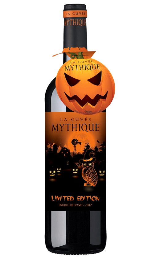 Val d'Orbieu-Uccoar La Cuvee Mythique Rouge Pays d'Oc 2017 limited edition Halloween