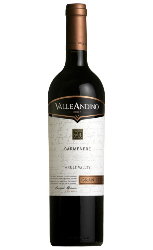 Valle Andino Carmenere Gran Reserva