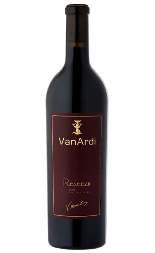 Van Ardi Reserve Syrah 2018