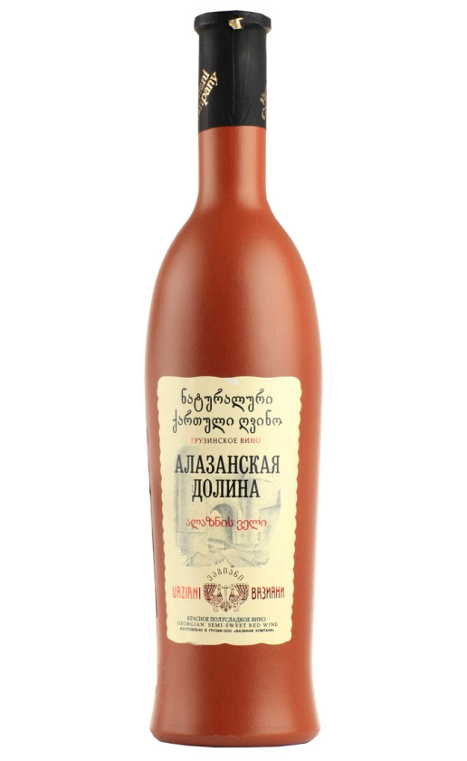Вазиани Алазанская Долина Красное в глиняной бутылке