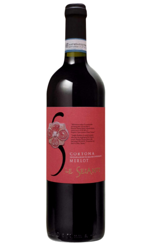 Vecchia Cantina di Montepulciano Le Seianti Cortona Merlot 2014