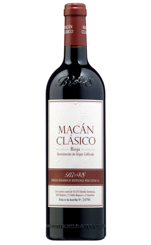 Vega Sicilia Macan Clasico Rioja a 2017