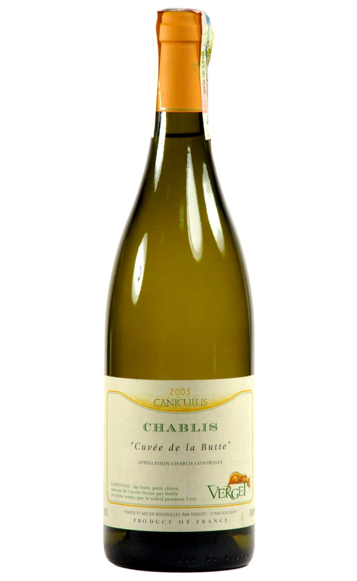 Verget Chablis Cuvee de la Butte 2003