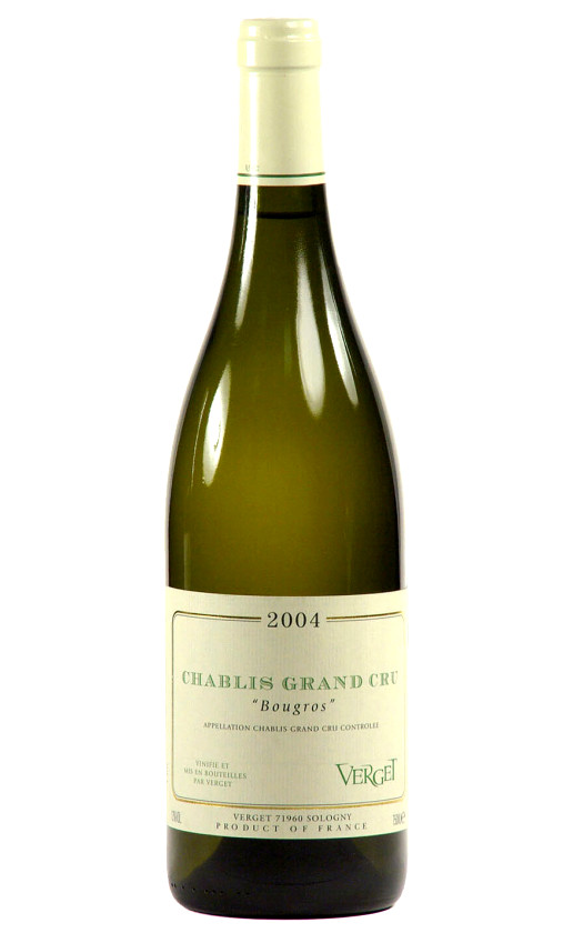 Verget Chablis Grand Cru Bougros 2004