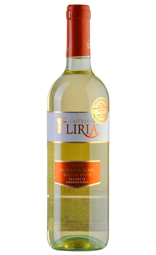 Vicente Gandia Castillo de Liria Viura Sauvignon Blanc Valencia Medium White