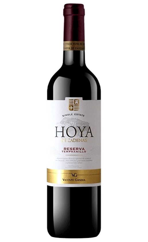 Vicente Gandia Hoya de Cadenas Reserva Tempranillo Utiel-Requena 2014