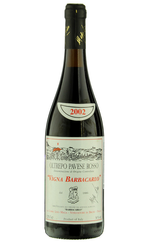 Vigna Barbacarlo Oltrepo Pavese Rosso 2002