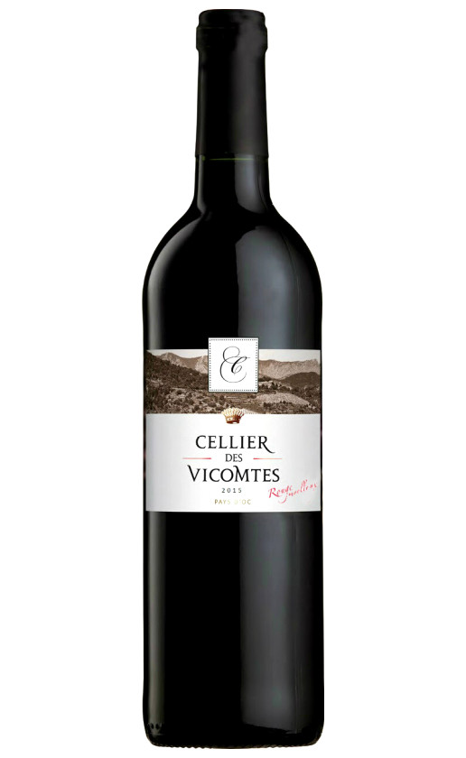 Vignerons Catalans Cellier des Vicomtes Rouge Moelleux Pays d'Oc 2015