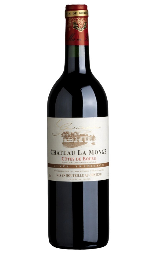 Vignobles Bourdillas Chateau La Monge Cotes de Bourg 2010