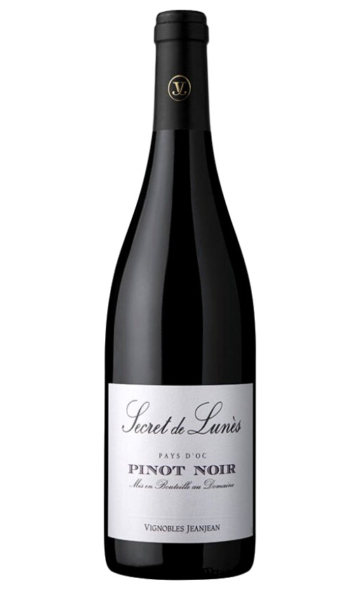 Vignobles Jeanjean Secret de Lunes Pinot Noir Pays d'Oc 2017