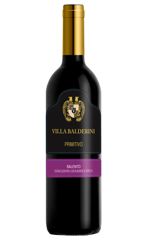 Villa Balderini Primitivo Salento 2018