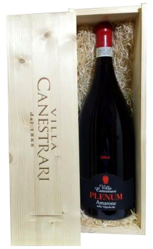 Villa Canestrari Plenum Amarone della Valpolicella 2004 wooden box