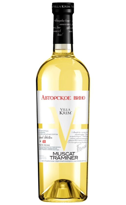 Villa Krim Author's Collection Muscat-Traminer