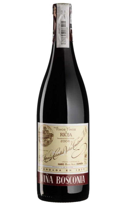 Vina Bosconia Reserva Rioja 2008