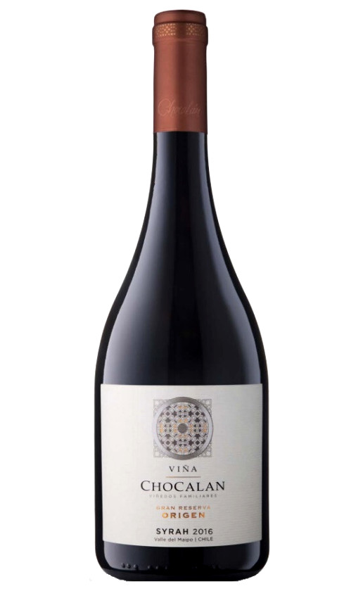 Vina Chocalan Origen Syrah Gran Reserva 2016