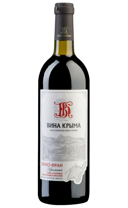 Вина Крыма Пино-Фран Крымский
