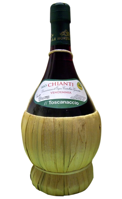 Vino Sorelli Chianti Toscanaccio BIO 2016 in Fiasco
