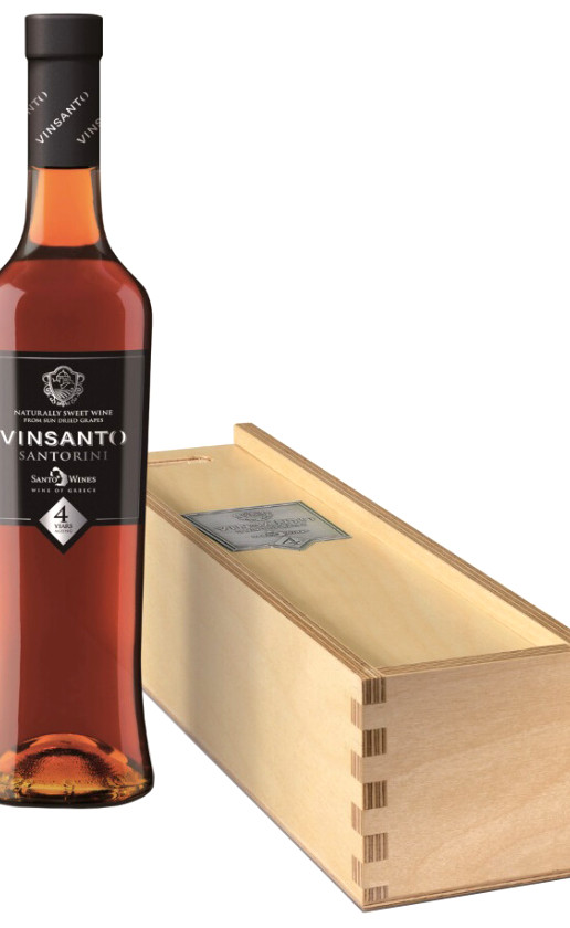 Vinsanto Santorini 4 Years Old wooden box