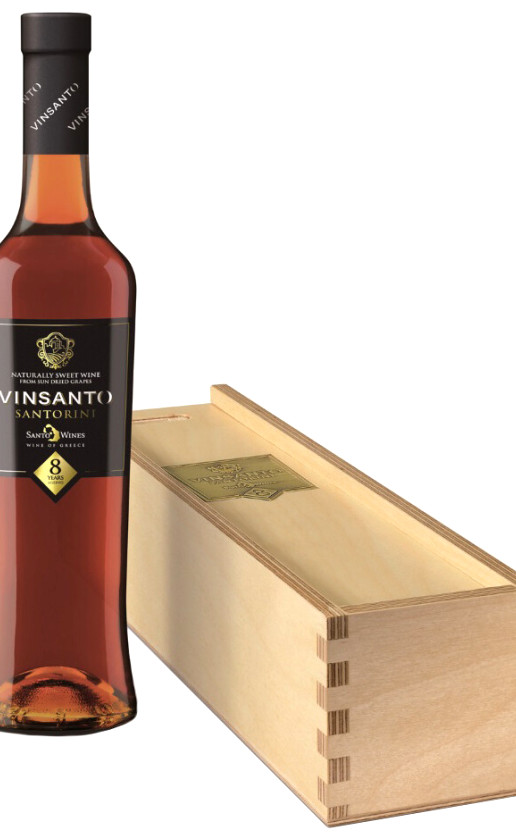 Vinsanto Santorini 8 Years Old wooden box