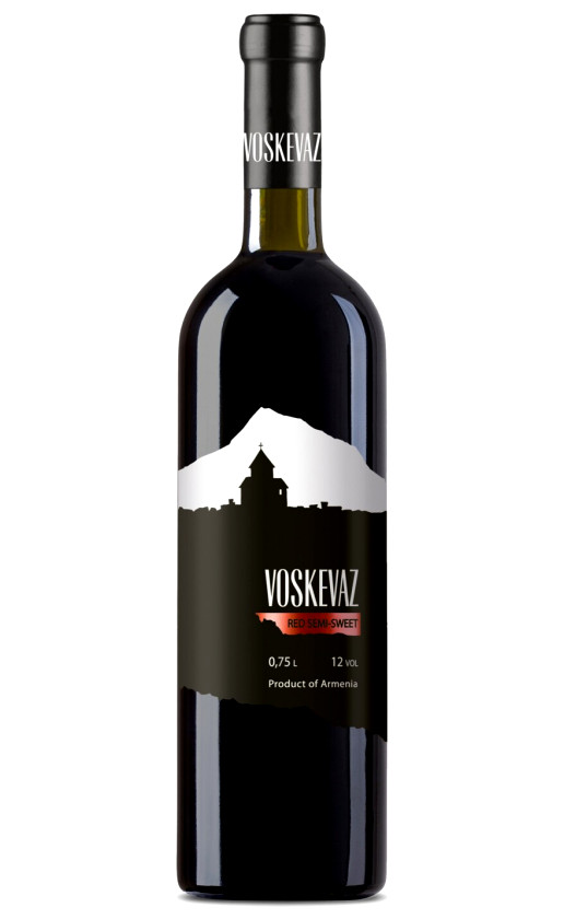 Voskevaz Black White Label Red Semi-Sweet