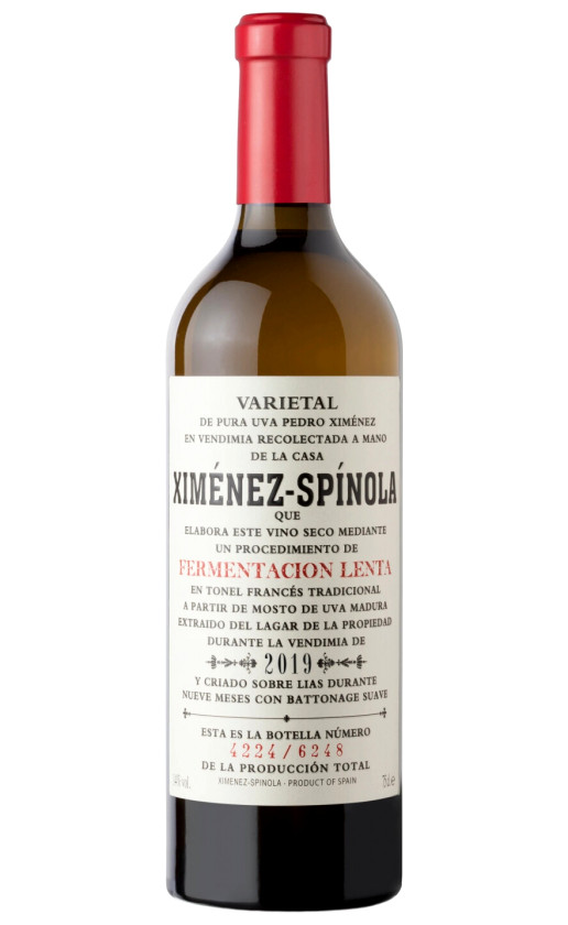 Ximenez-Spinola Fermentacion Lenta Jerez 2019