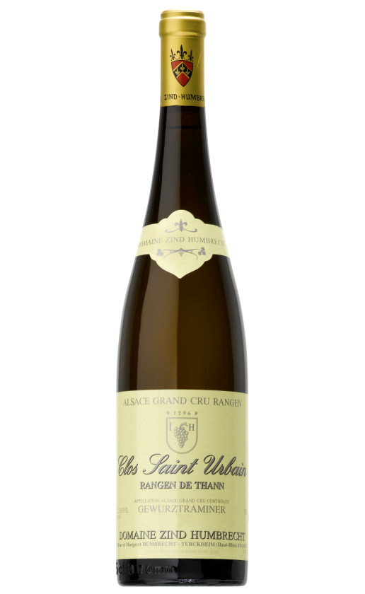 Zind-Humbrecht Gewurztraminer Rangen de Thann Clos Saint Urbain Alsace 2016