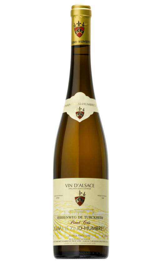 Zind-Humbrecht Pinot Gris Herrenweg de Turckheim Alsace 2013
