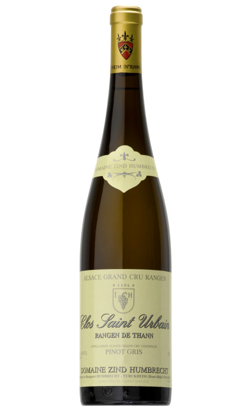 Zind-Humbrecht Pinot Gris Rangen de Thann Clos Saint Urbain Alsace 2016