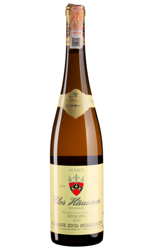 Zind-Humbrecht Riesling Clos Hauserer Alsace 2019