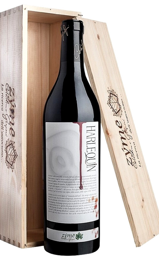 Zyme Harlequin Veneto Rosso 2008 wooden box